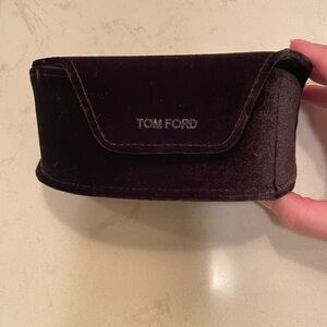 Tom Ford Velvet Sunglasses Case. Case only